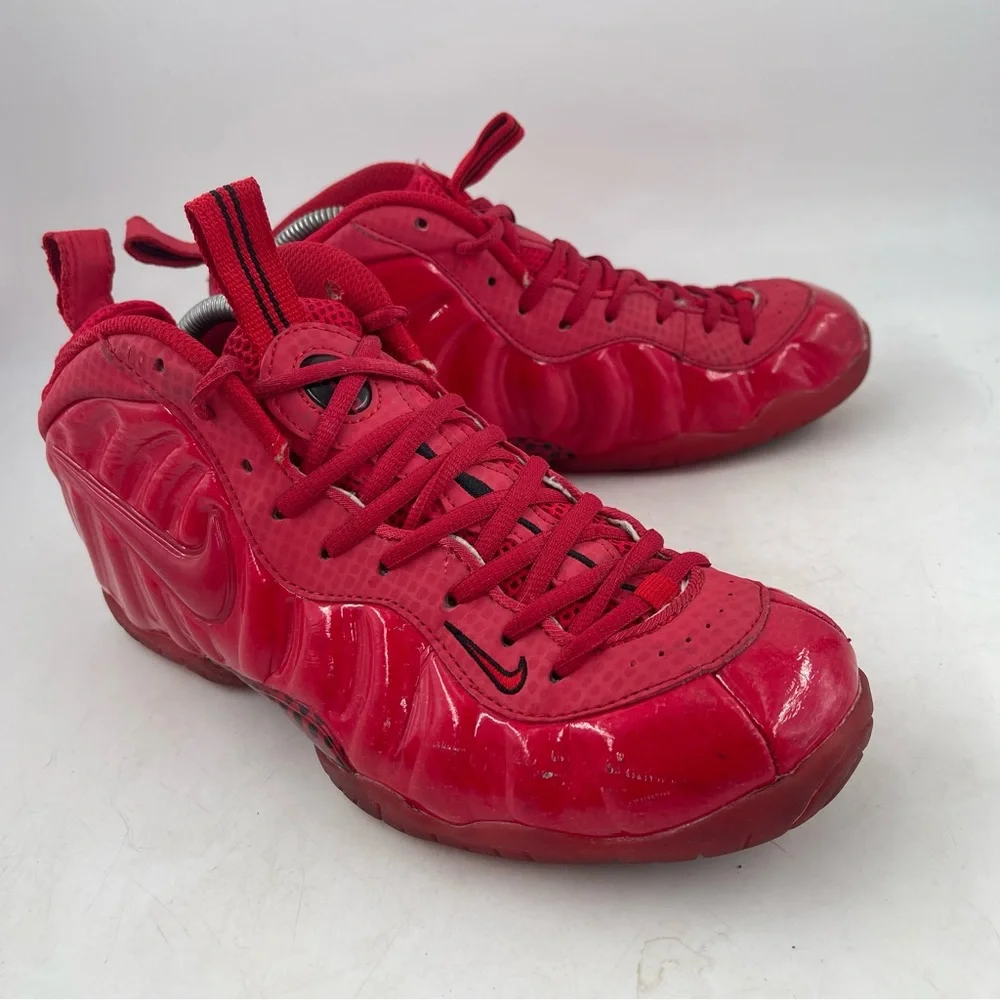 Nike Men’s Air Foamposite Pro - SZ 9.5 - Red Basketball Shoes Sneakers - Picture 2 of 16
